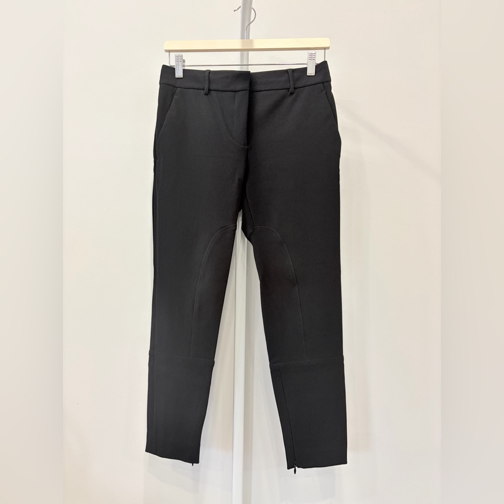 Burberry Women's Black Skinny Ankle Pants Capri Trousers Crop Size 4 XS S